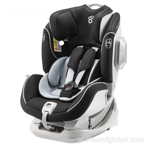 Buidheann 0 +, I, II cathair càr pàisde ùr-bhreith le Isofix